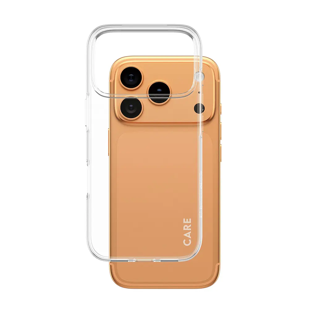 PanzerGlass® CARE Fashionable pouzdro X-Ray Soft Basic iPhone 17 Pro průhledné