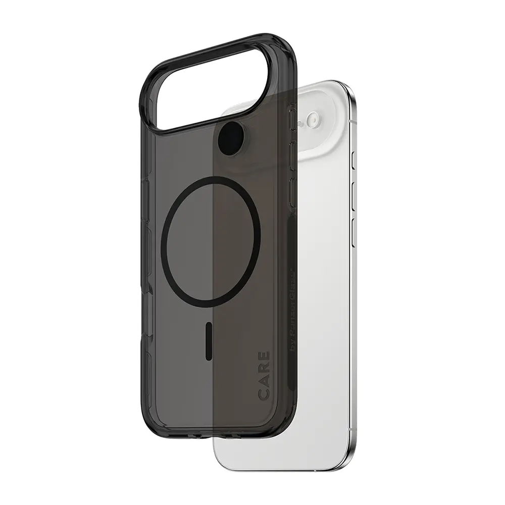 PanzerGlass CARE Smokey kryt s MagSafe Apple iPhone 17 Air kouřový/černý