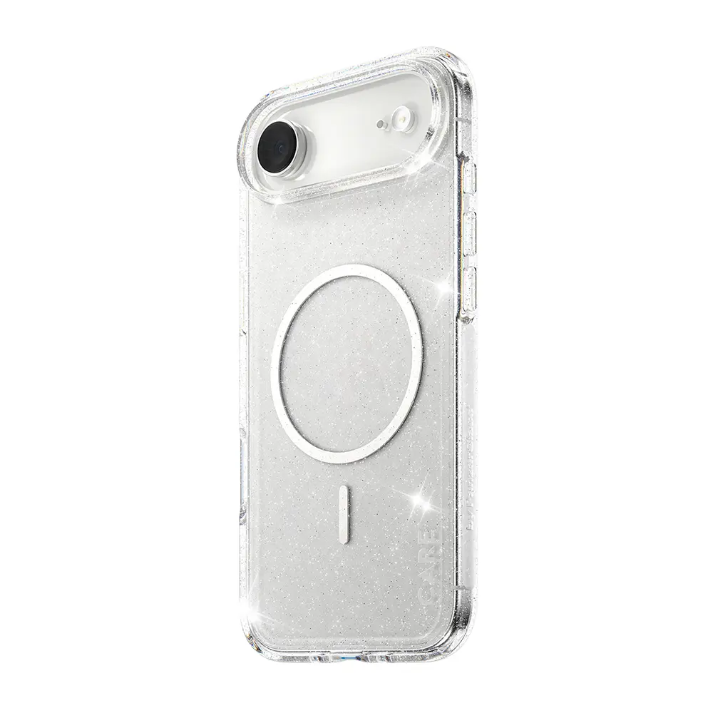 PanzerGlass CARE Star Lit kryt s MagSafe Apple iPhone 17 Air třpytivý/bílý
