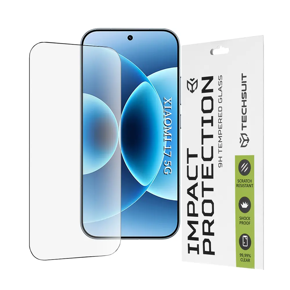 Ochranné sklo Techsuit 111D pro Xiaomi 17 černé