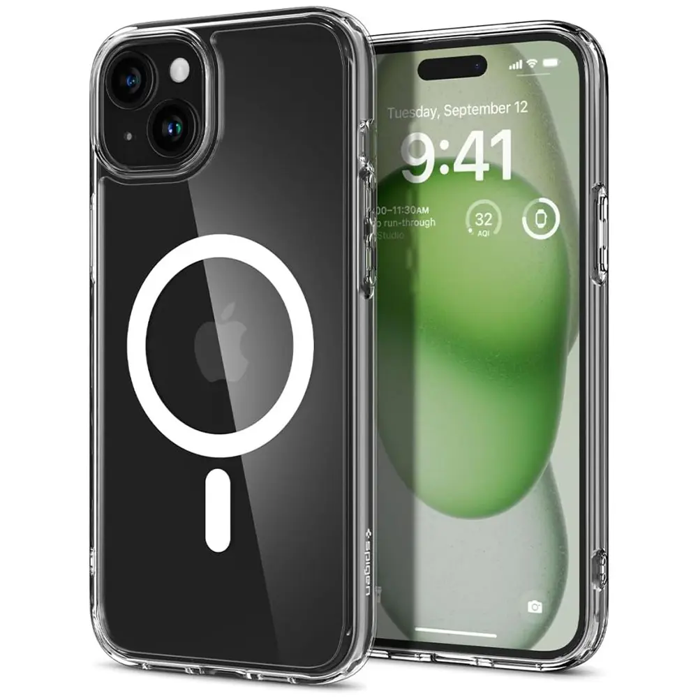 Spigen Ultra Hybrid MagSafe pro iPhone 15 bílý