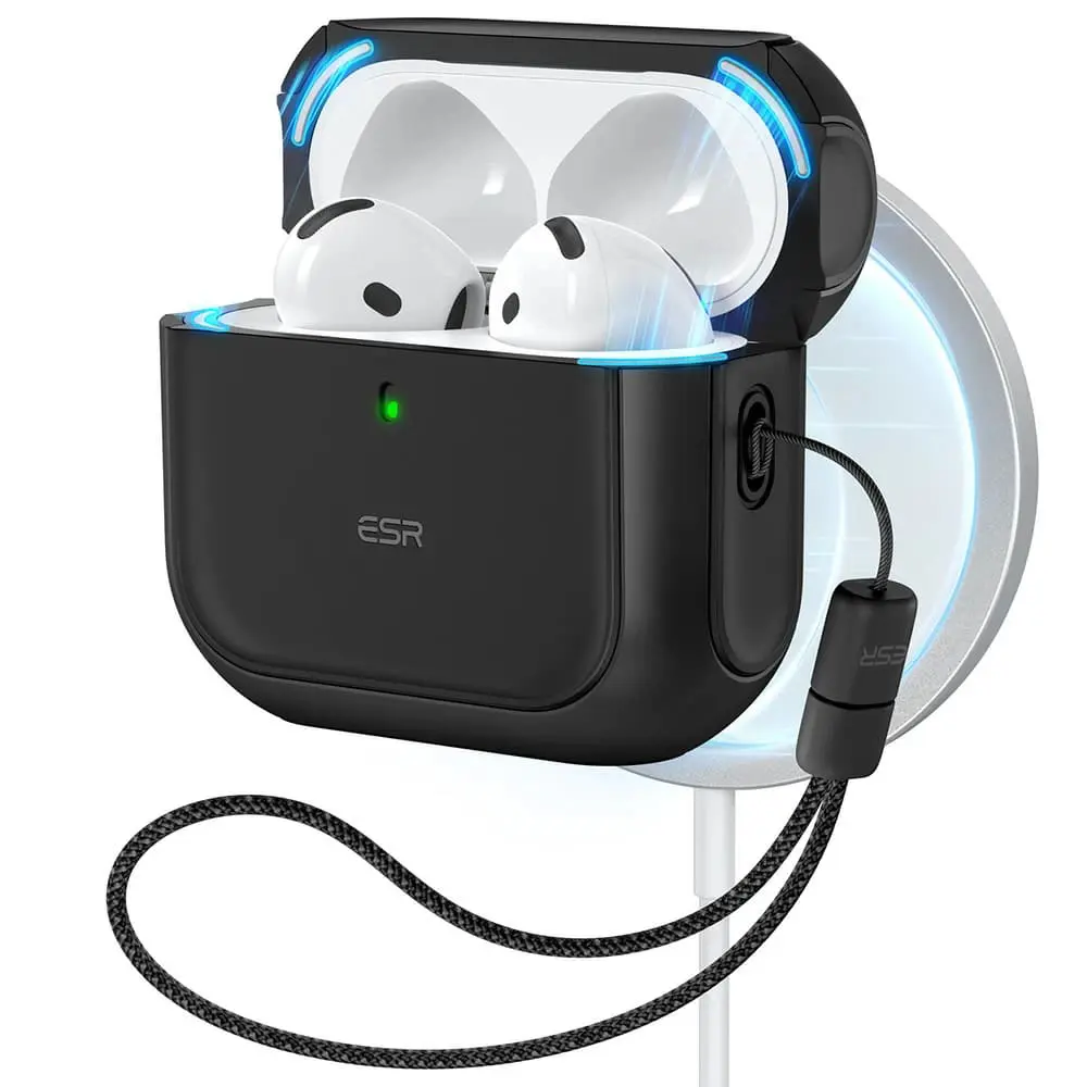 ESR Orbit Hybrid HaloLock – kryt na Apple AirPods 4 – černý