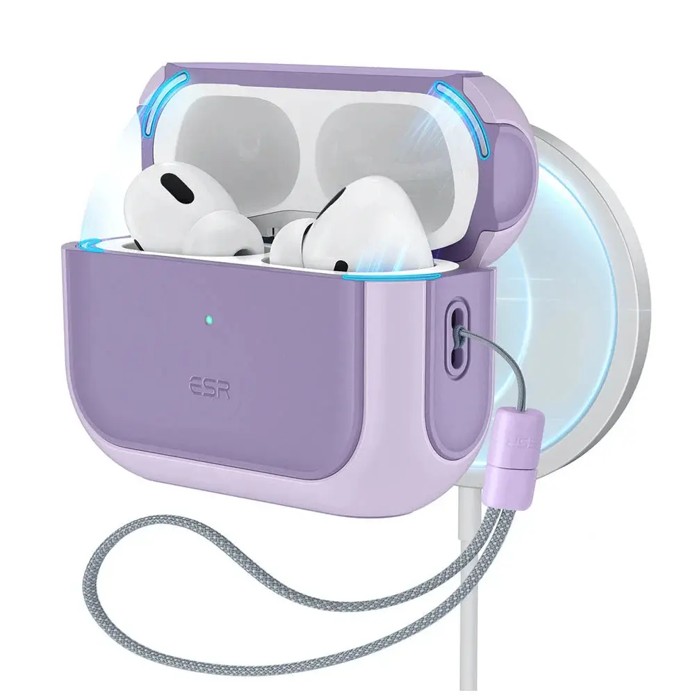 ESR Orbit Hybrid HaloLock pro Apple AirPods Pro 3 levandulová