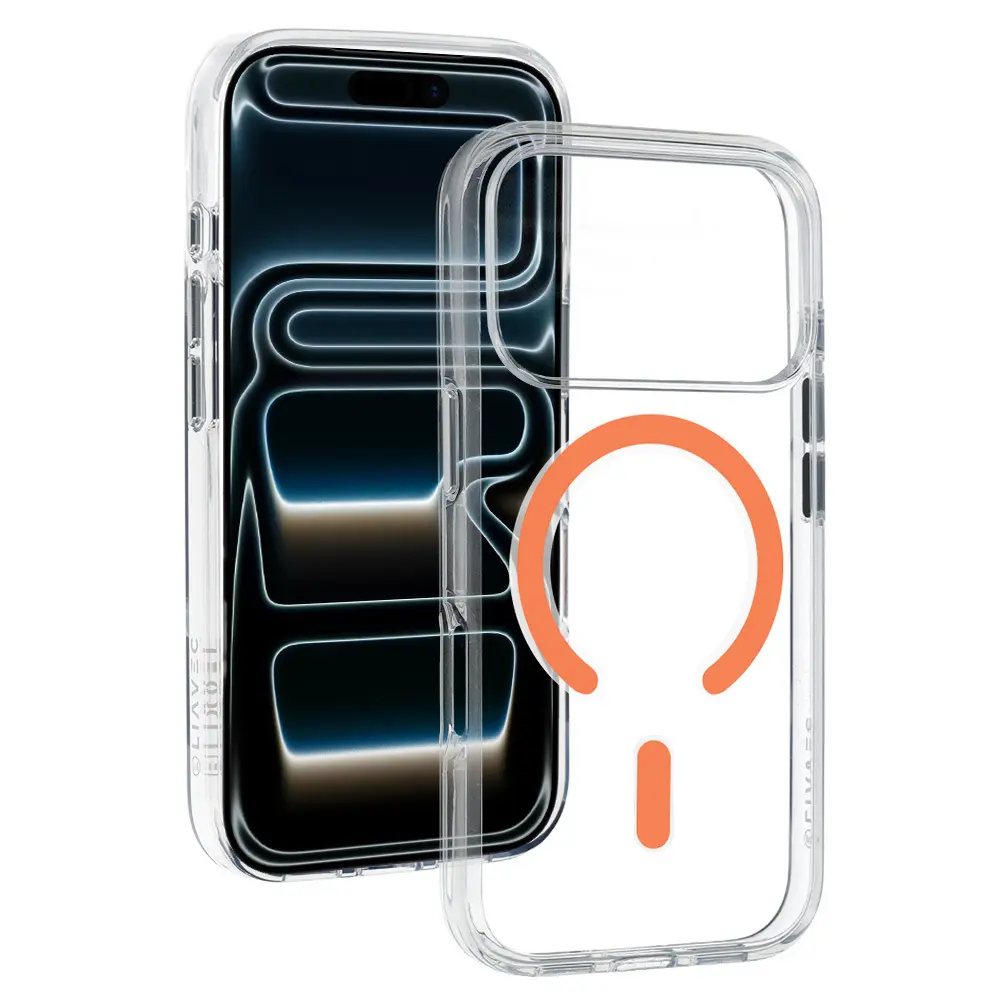 Zadní kryt Liavec Pure pro iPhone 17 Pro Max papaya