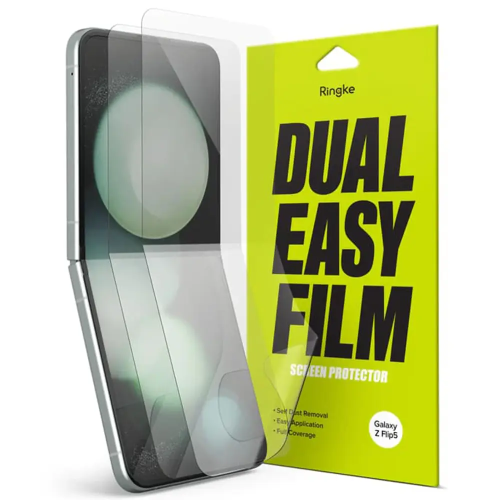 Ringke Dual Easy Full 2 kusy Samsung Galaxy Z Flip5 průhledné