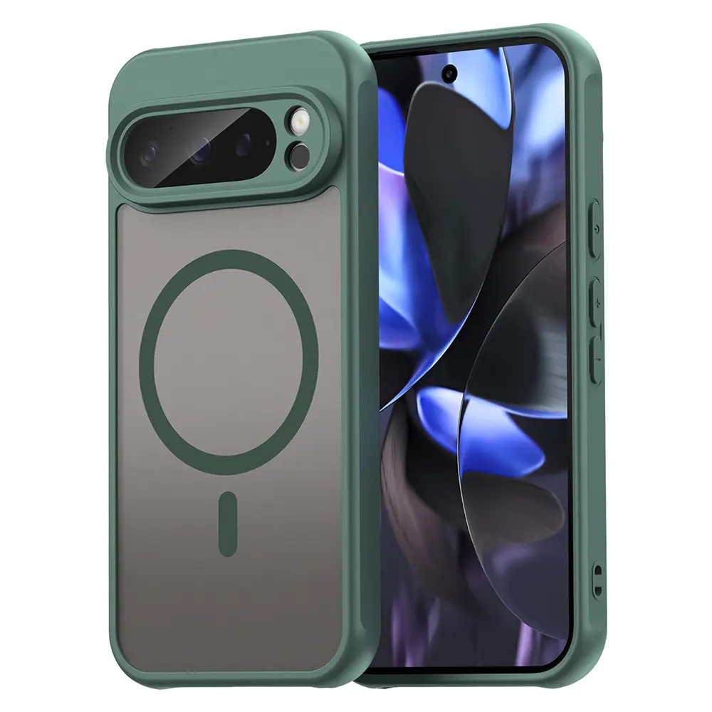 Techsuit HaloFrost II MagSafe pro Google Pixel 9 Pro zelený