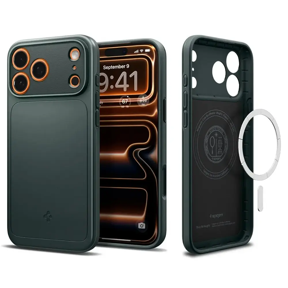Spigen Thin Fit MagSafe iPhone 17 Pro Max Abyss Green