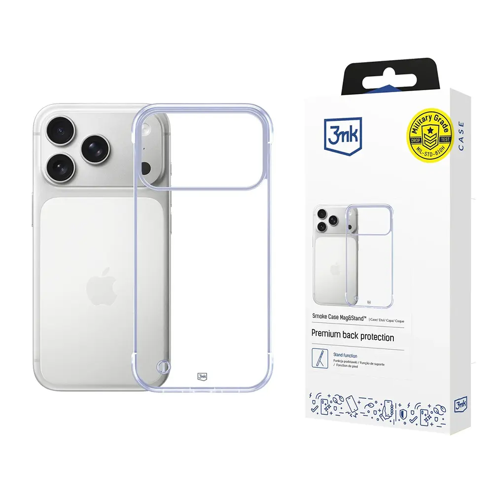 3mk Just20g Clear Case pro iPhone 17 Pro průhledné
