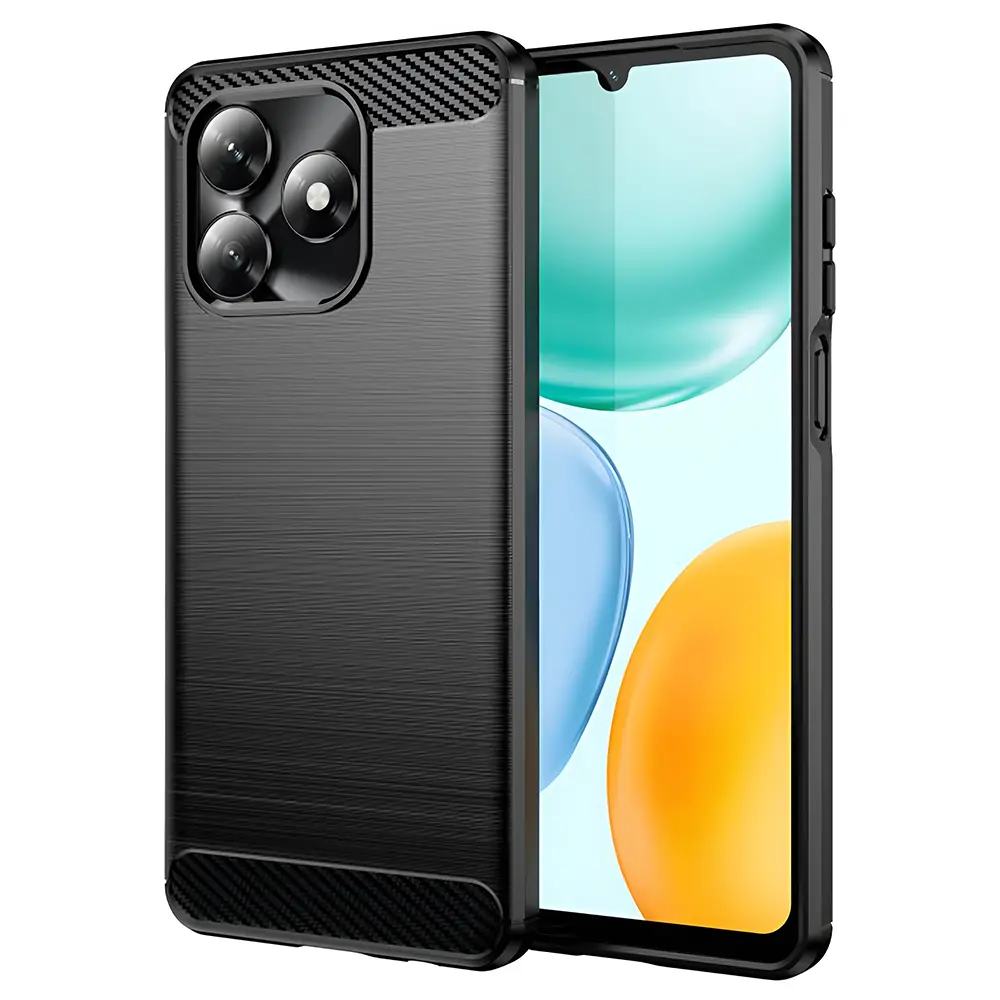 Techsuit karbon silikon Honor X5c Plus černý