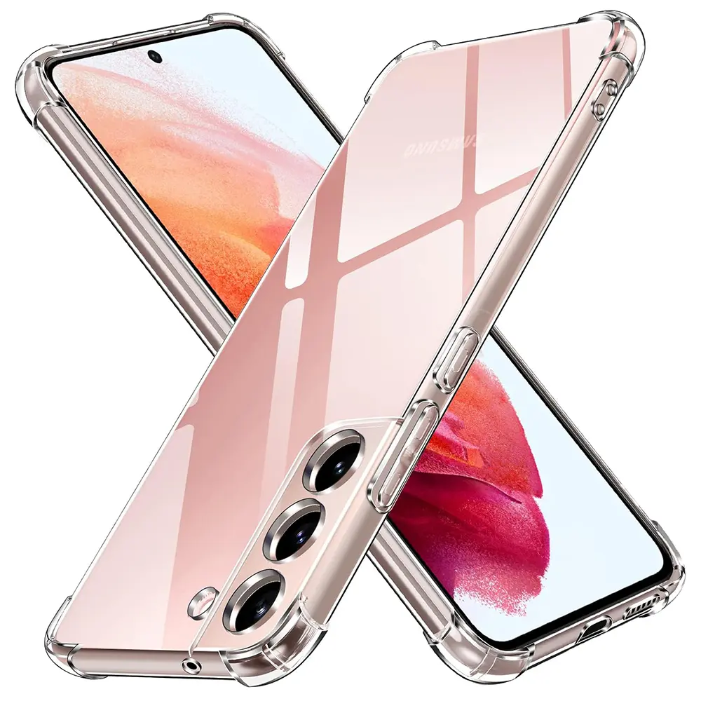 Techsuit nárazuvzdorný průhledný silikon Samsung Galaxy S22 5G