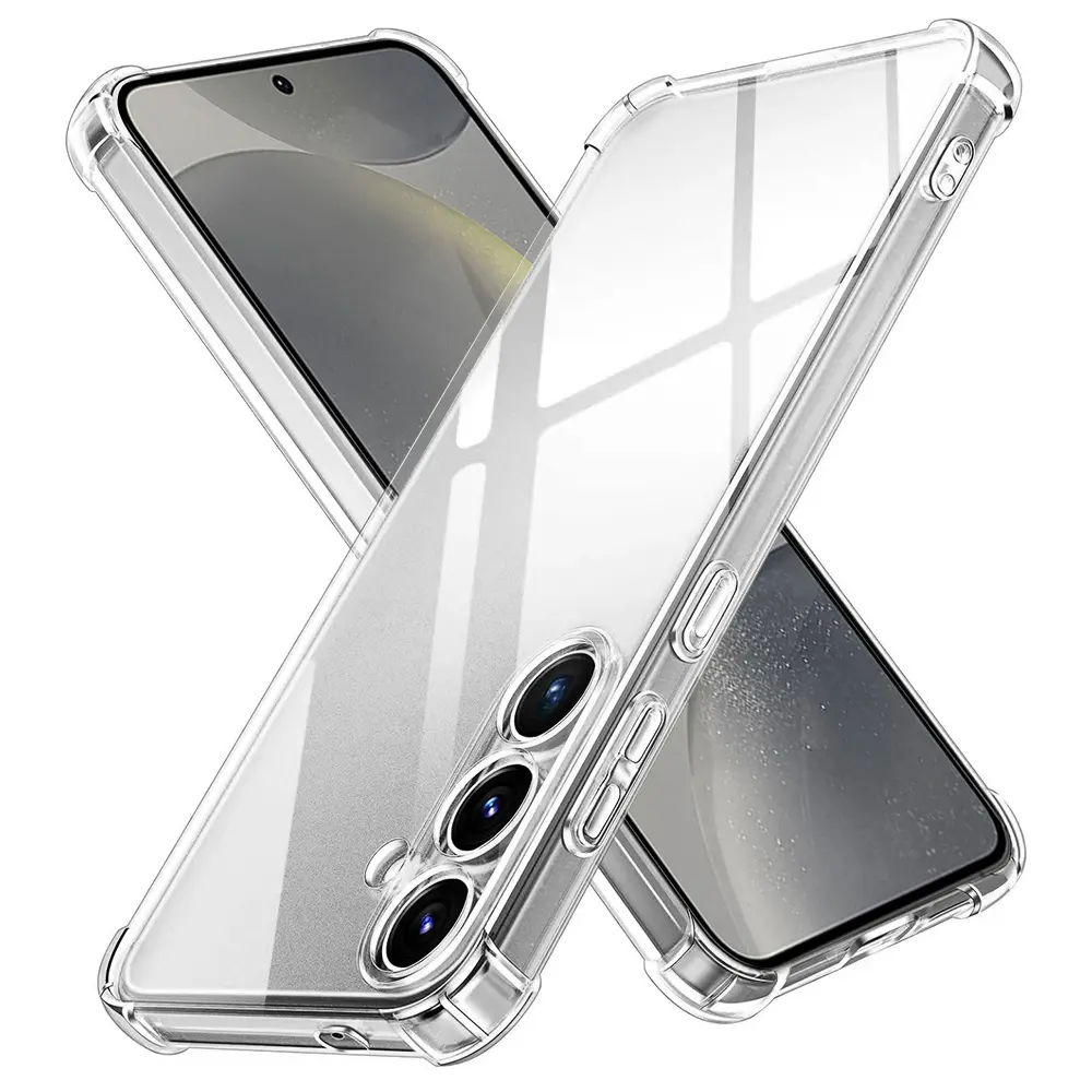 Techsuit nárazuvzdorný průhledný silikonový kryt pro Samsung Galaxy S24