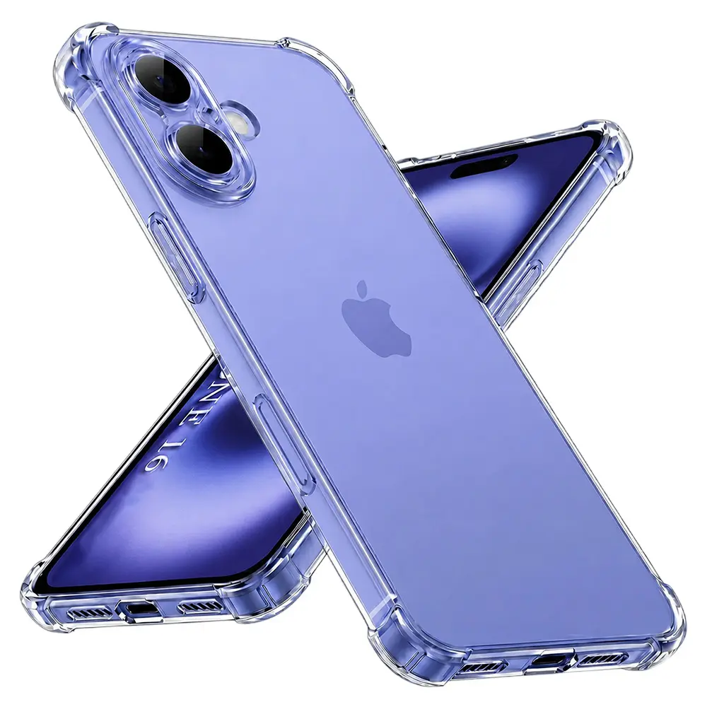 Techsuit Shockproof průhledný obal, iPhone 16