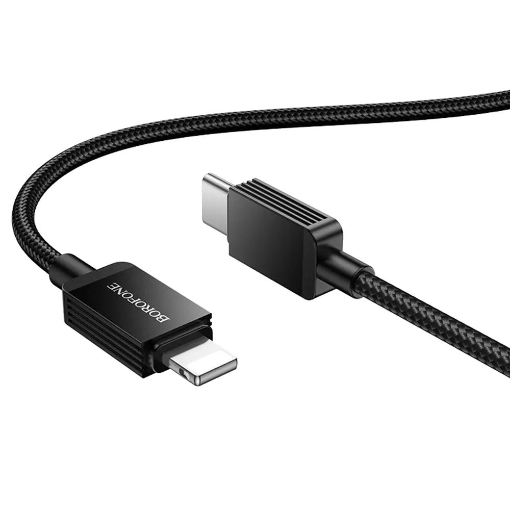 Borofone datový kabel Placer series BX120 Type-C na Lightning 27W 1m černý