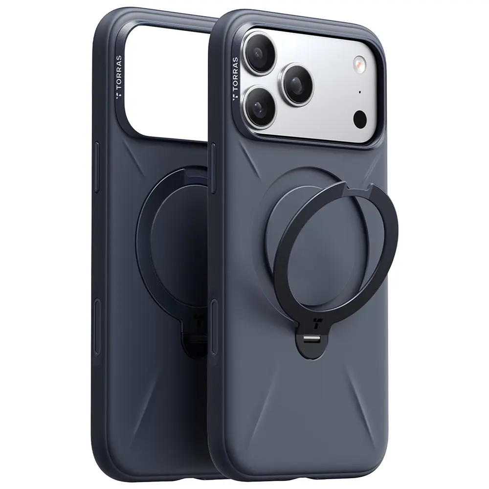 Torras QPRO Silicone Series iPhone 17 Pro tmavě modrý