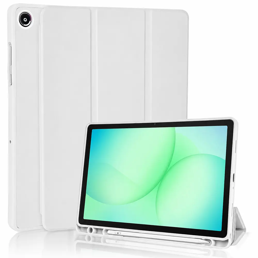 Techsuit Flex Trifold pouzdro, Samsung Galaxy Tab A11 Plus / A9 Plus, šedé