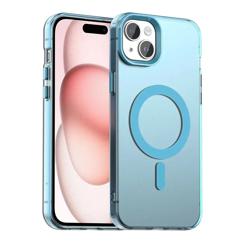 Techsuit CandyCase MagSafe pro iPhone 15 modrý