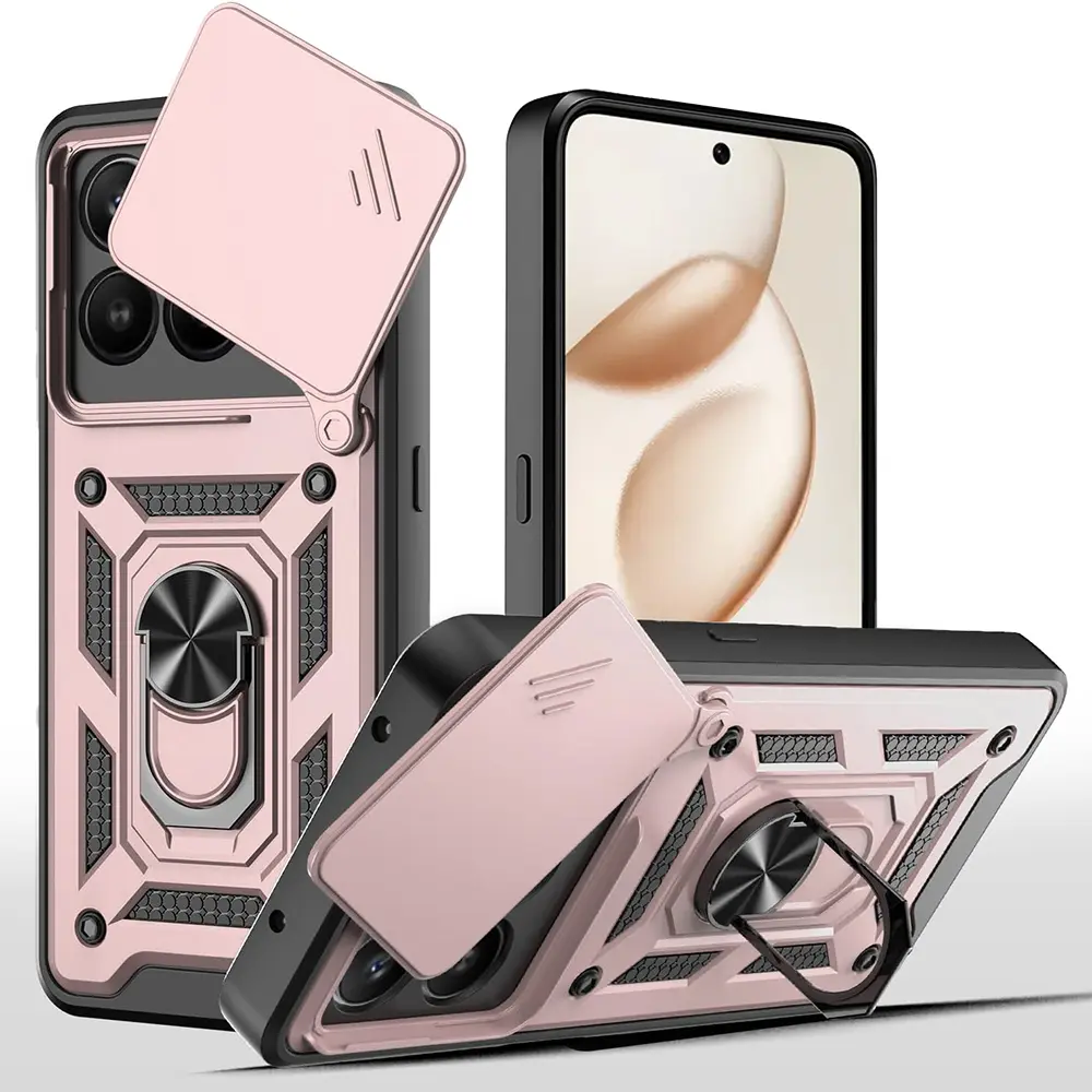 Techsuit CamShield Honor 400 Smart 5G 4G X7d 4G růžové zlato