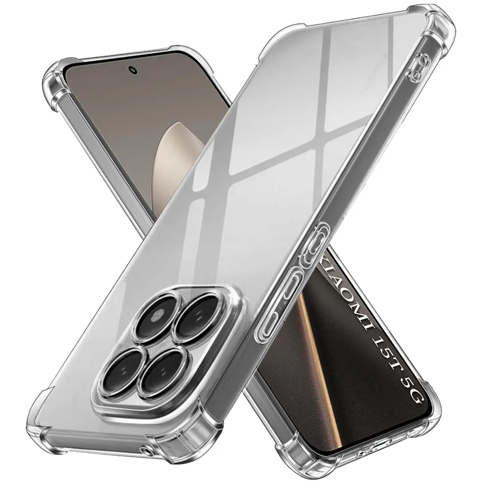 Techsuit Shockproof Clear Silicone pro Xiaomi 15T čirý
