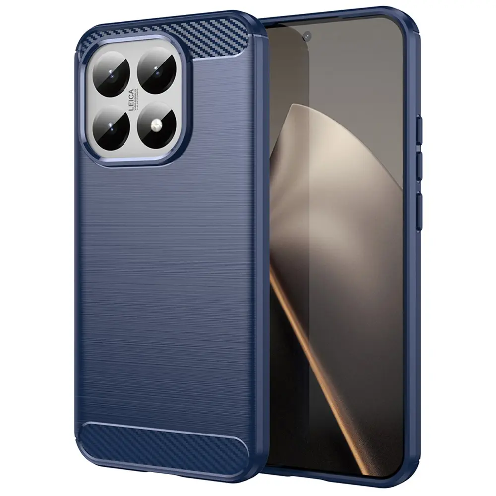 Techsuit Carbon Silicone kryt pro Xiaomi 15T modrý