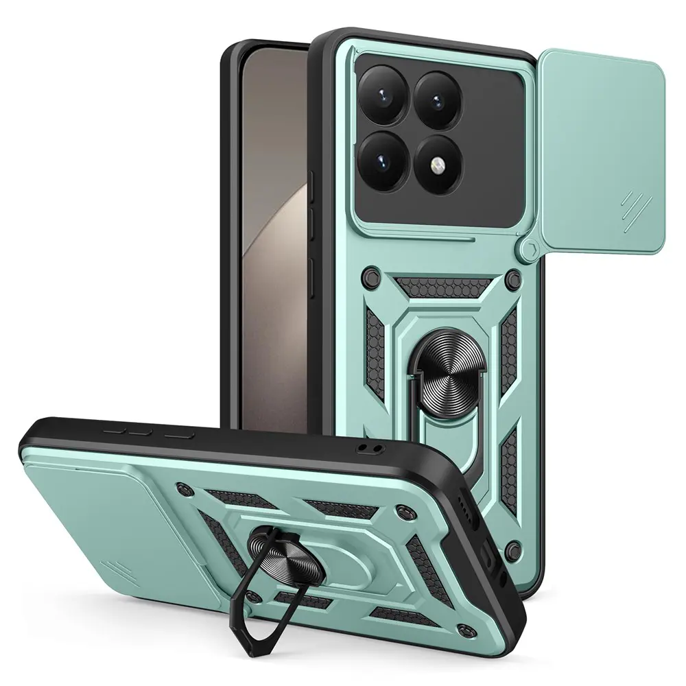 Techsuit CamShield Series kryt pro Xiaomi 15T zelený