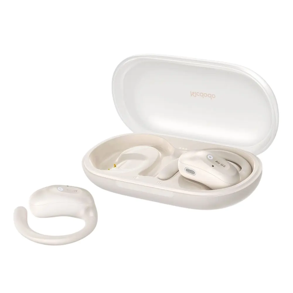Mcdodo – bezdrátová sluchátka OWS Air O2 Series (HP-8051) – otevřená, Bluetooth V5.4, ergonomický design – béžová