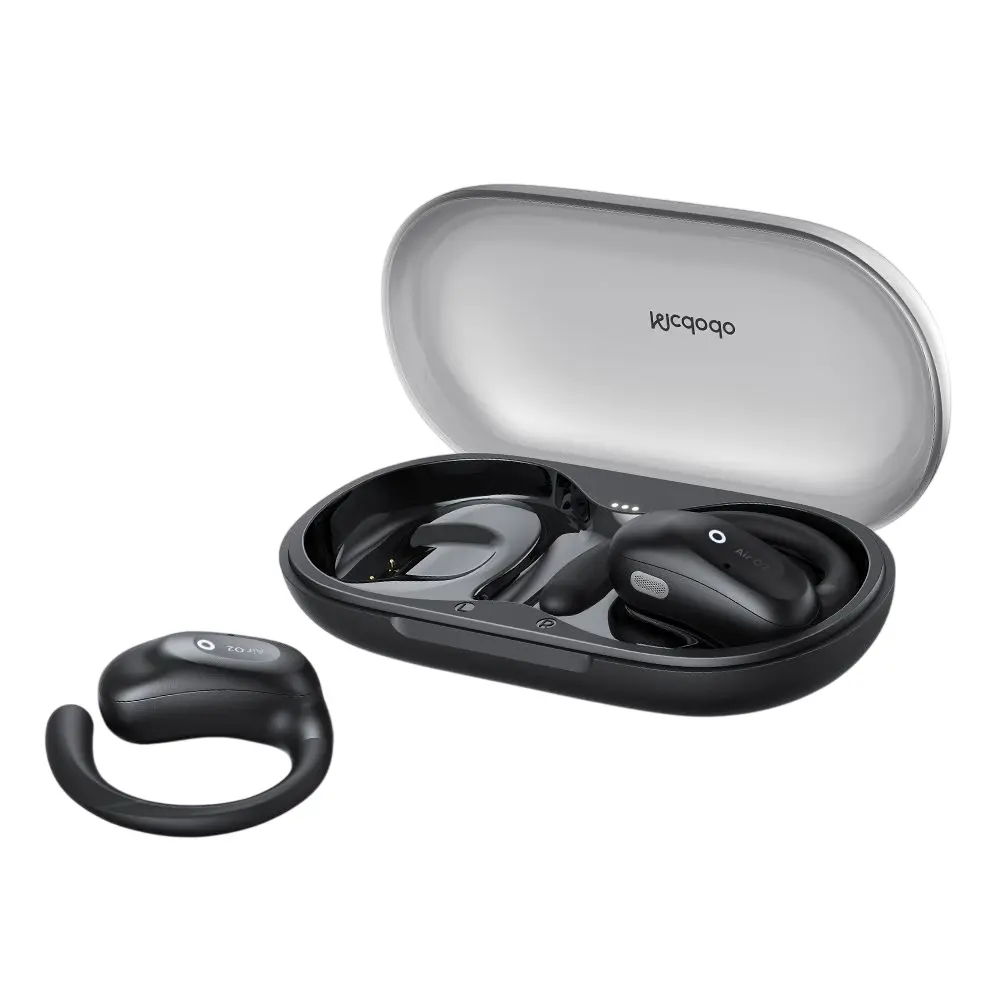 Mcdodo – bezdrátová sluchátka OWS Air O2 Series (HP-8050) – otevřená, Bluetooth V5.4, ergonomický design – černá