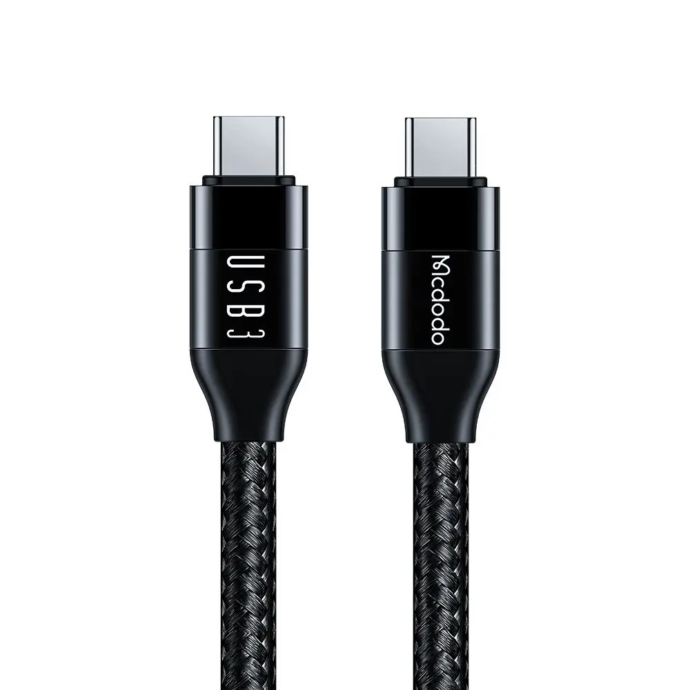 Mcdodo – datový kabel (CA-7132) – USB-C na USB-C, 100W, 10Gb/s, 4K@60Hz, 5A, 1.2m – černý