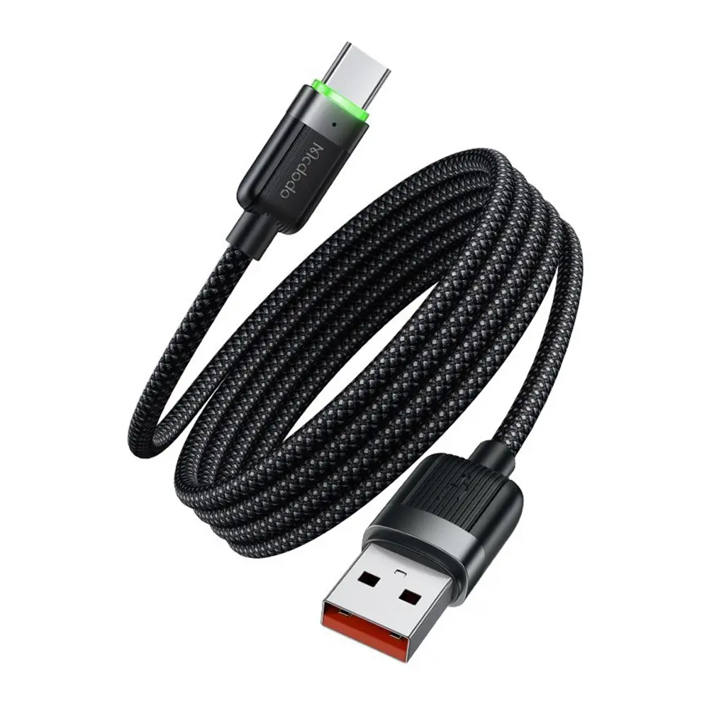 Mcdodo - datový kabel řady Self-Winding (CA-5650) - USB-A na USB-C, 6A, 1.2m - černý