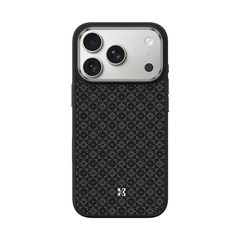 Benks Magnetic Armor Pro Armor Grid kevlarové pouzdro s kovovým rámem 600D (Y069) pro iPhone 17 Pro černé