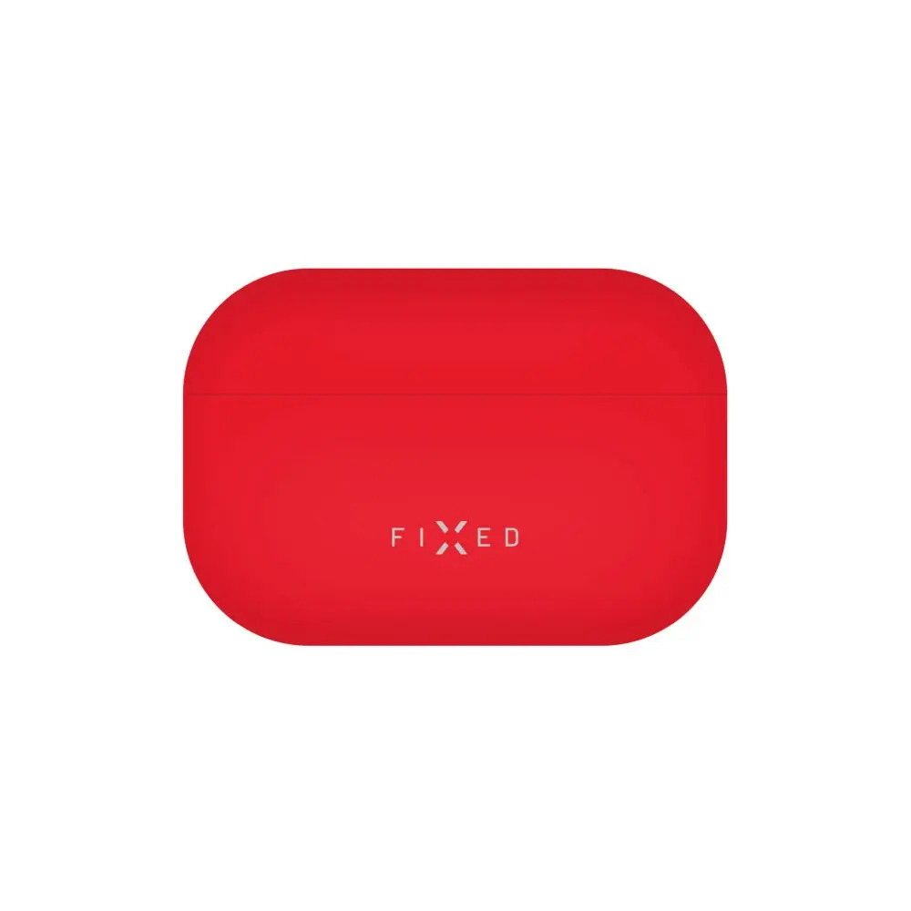 Ultratenké silikonové pouzdro FIXED Silky pro Apple AirPods Pro 3, červené