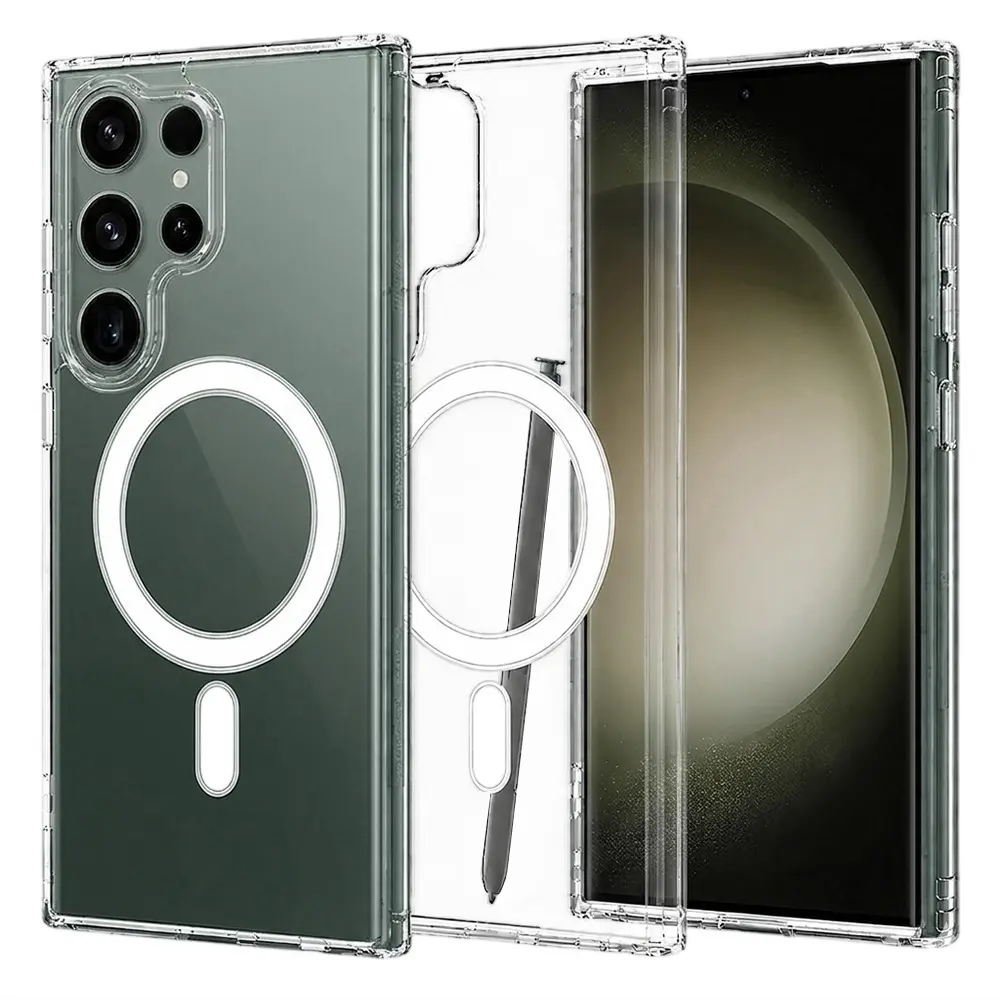 Techsuit – MagSafe Pro – Samsung Galaxy S23 Ultra – transparentní
