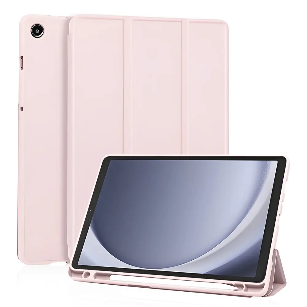 Techsuit Flex Trifold pouzdro, Samsung Galaxy Tab A11 / A9, růžové