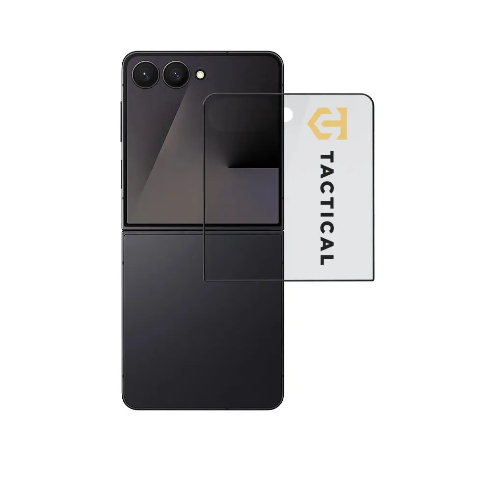 Tvrzené sklo Tactical Glass Shield 5D (Vnější) pro Samsung Galaxy Z Flip 7 Black