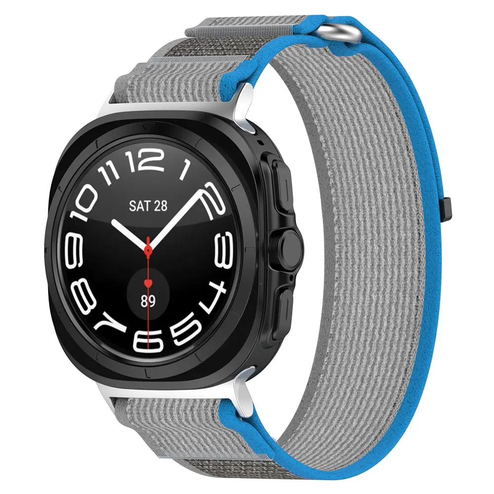 Techsuit - řemínek k hodinkám (W054) - Samsung Galaxy Watch Ultra 47mm / Watch Ultra 2 - modrá / šedá