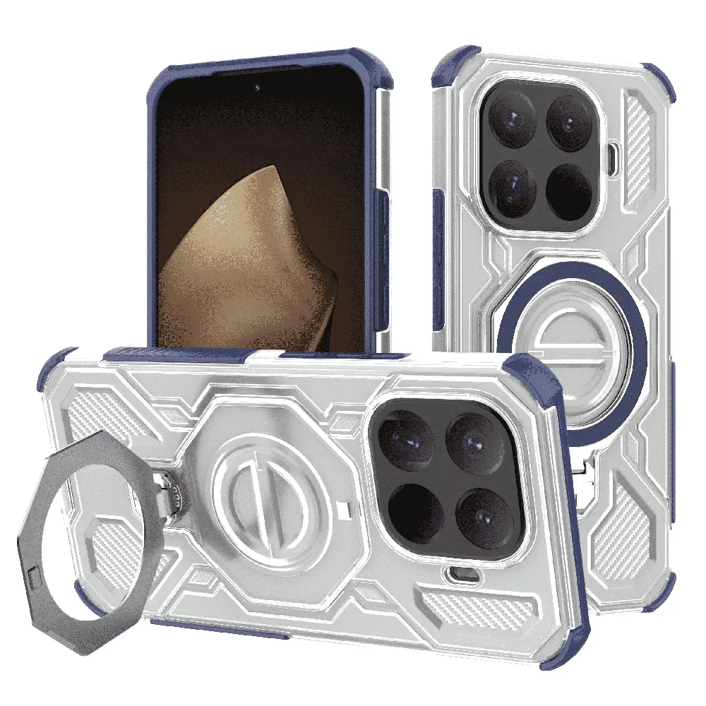 Techsuit – Carbon Shield PRO – Xiaomi 15T Pro – modrý průhledný