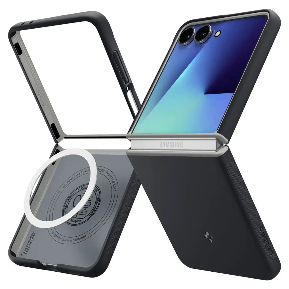 Spigen – Caseology Nano Pop MagSafe – Samsung Galaxy Z Flip7 – Black Sesame