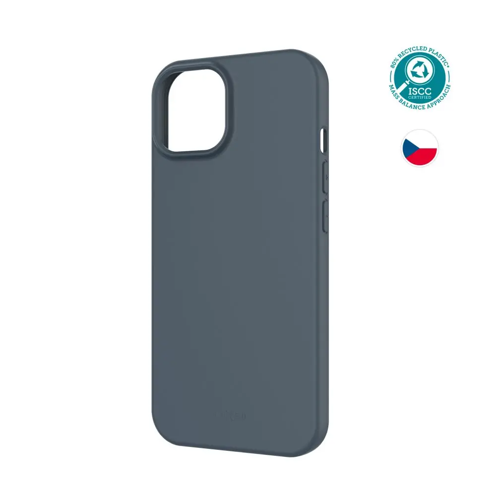TPU gelový kryt FIXED ReStory pro Apple iPhone 15, modrý