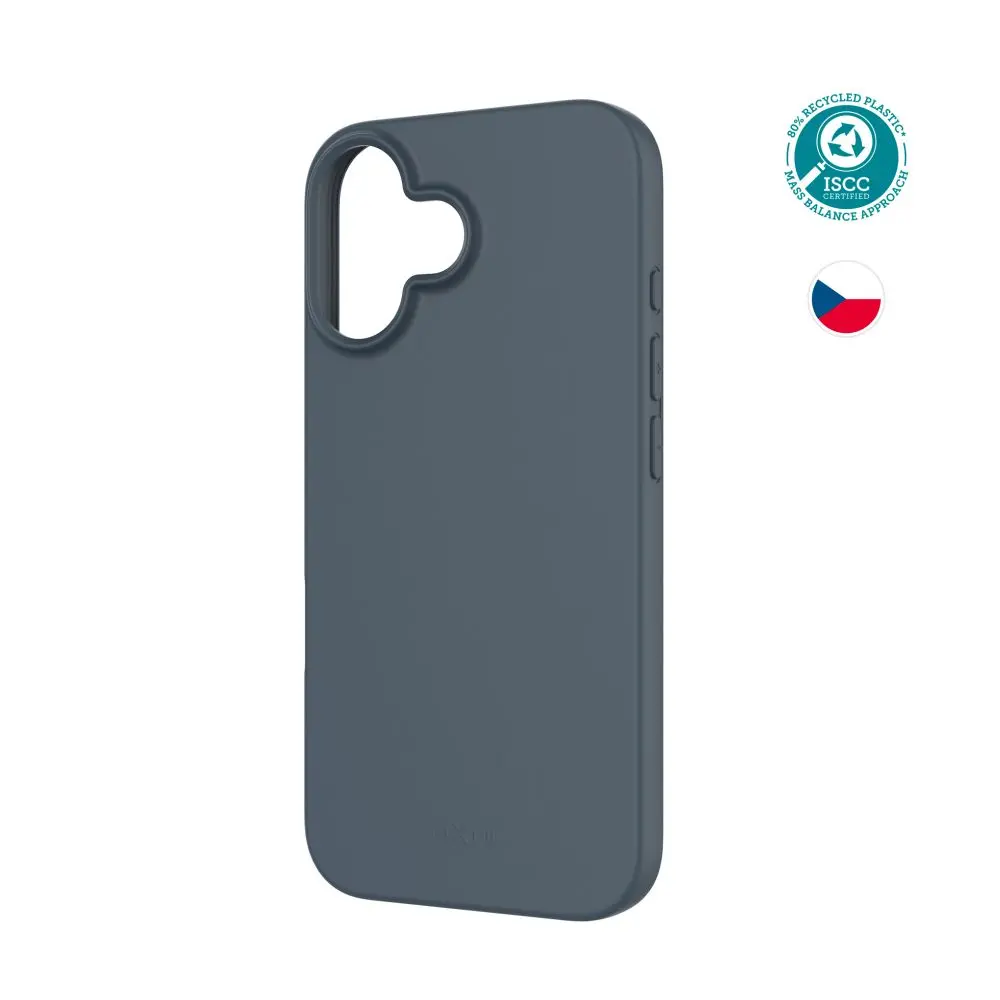 TPU gelový kryt FIXED ReStory pro Apple iPhone 16, modrý