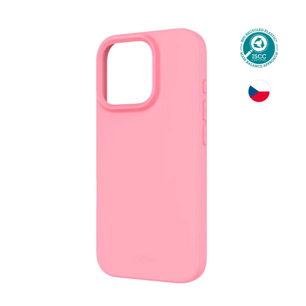 TPU gelový kryt FIXED ReStory pro Apple iPhone 16 Pro, růžový