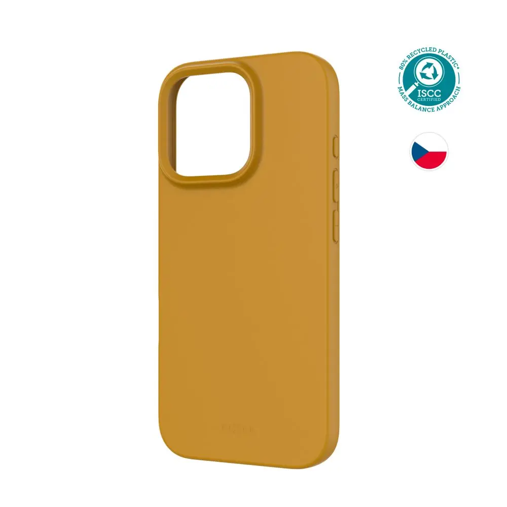 TPU gelový kryt FIXED ReStory pro Apple iPhone 16 Pro, zlatý