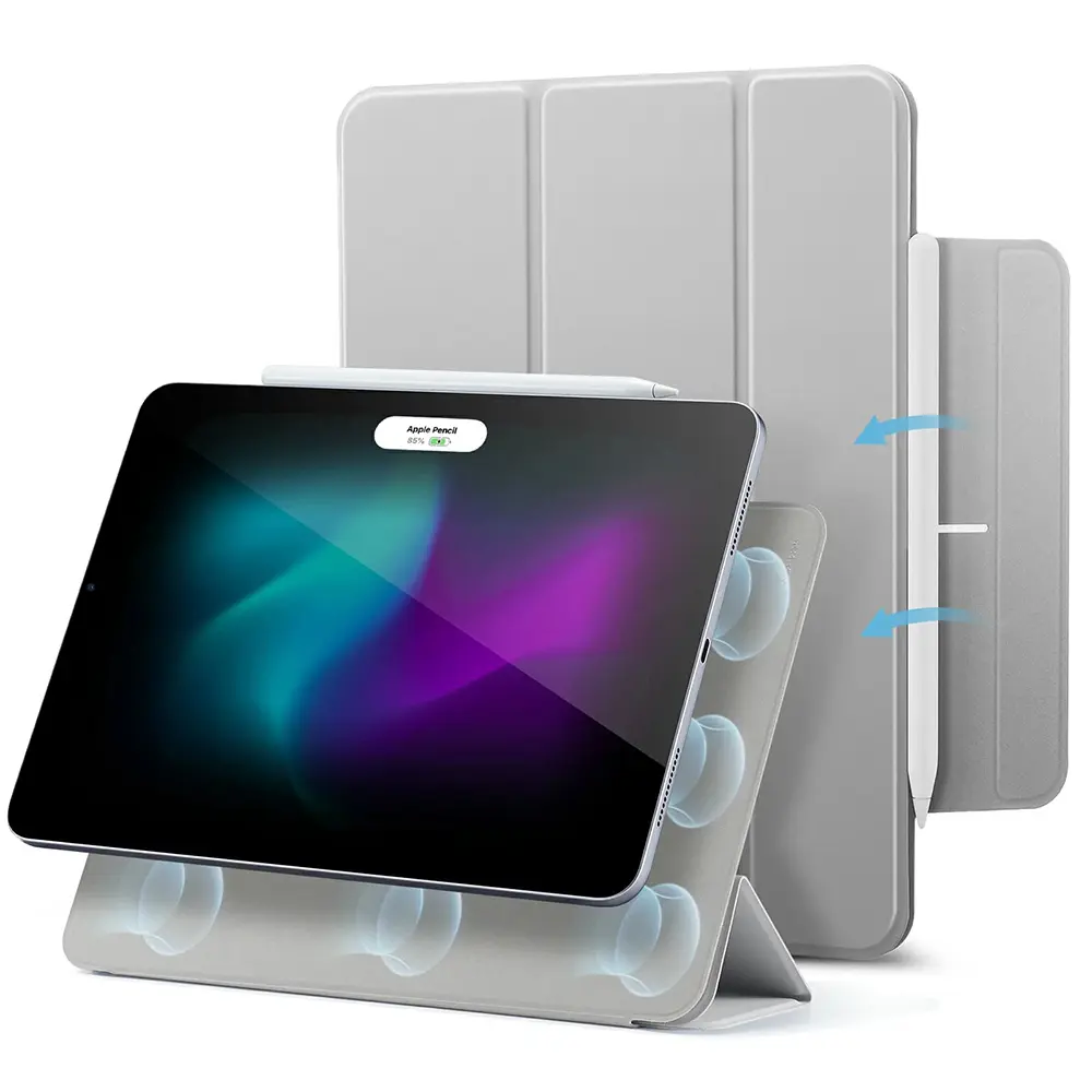 ESR – Rebound Magnetic – iPad Air 13 (2024) / Air 13 (2025) – šedá