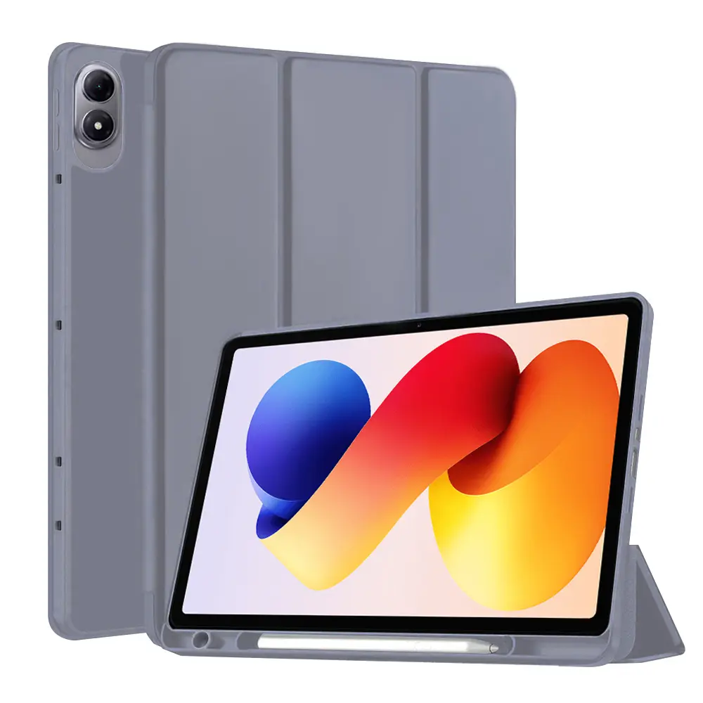 Techsuit – Flex Trifold (s držákem na tužku) – Xiaomi Redmi Pad 2 Pro – fialová