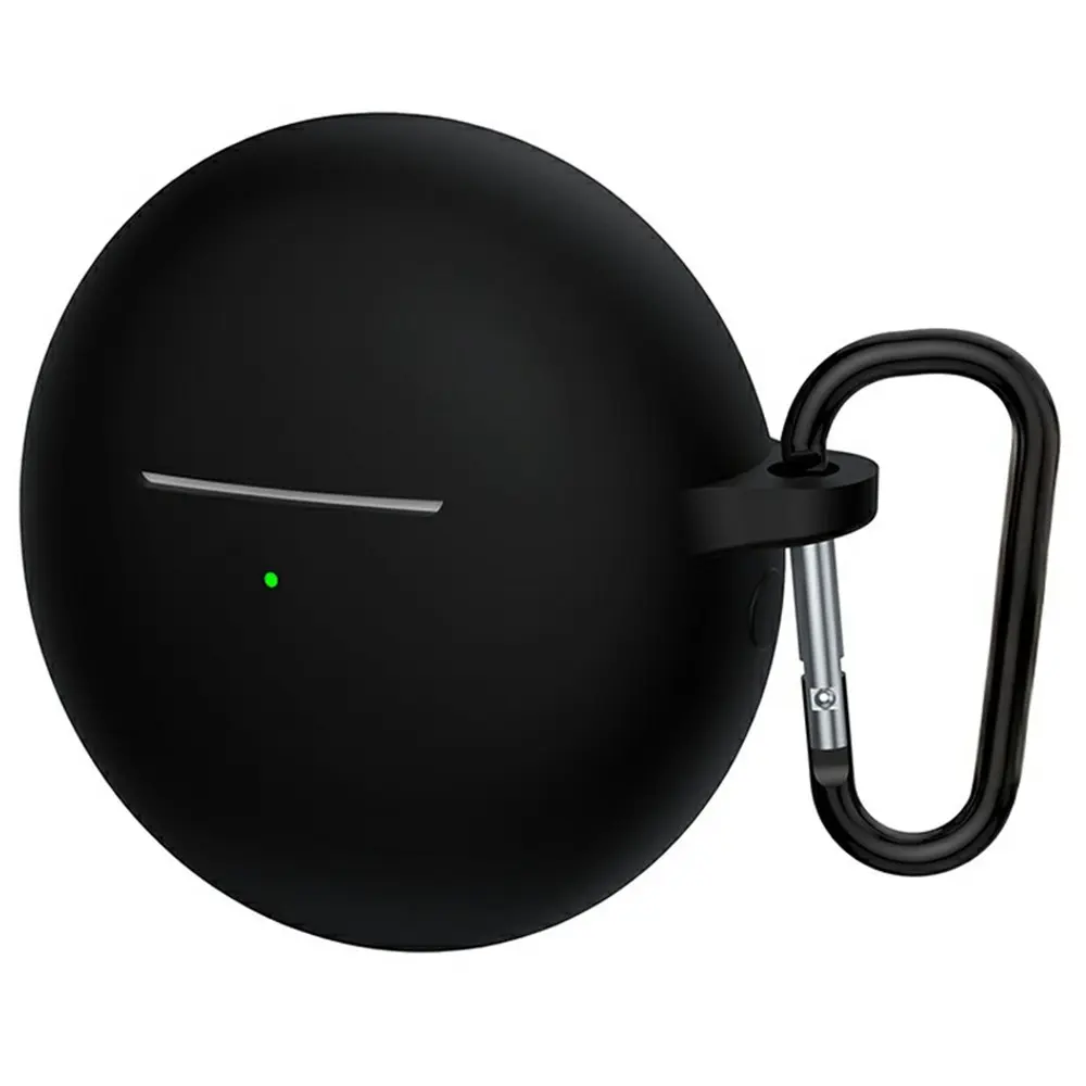 Techsuit - silikonové pouzdro - pro Huawei FreeBuds 7i, hladký ultratenký materiál - černé