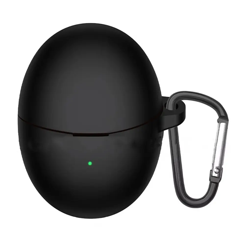Techsuit - silikonové pouzdro - pro Huawei FreeBuds 6, hladký ultratenký materiál - černé