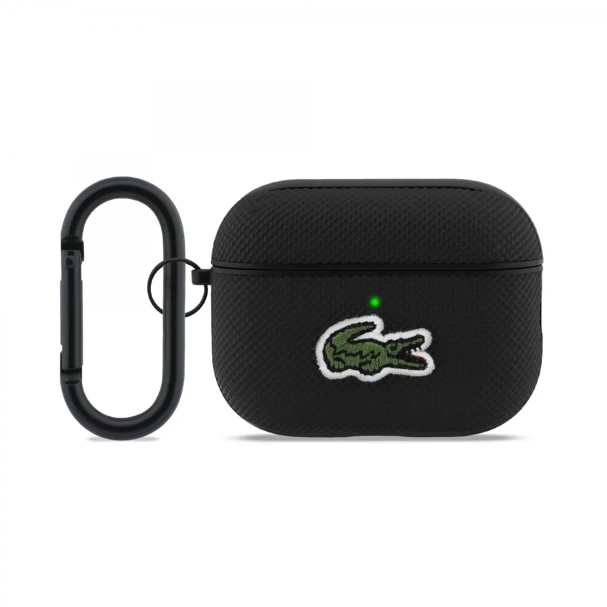 Pouzdro Lacoste Petit Pique Croc Logo Patch pro AirPods Pro 3 Black