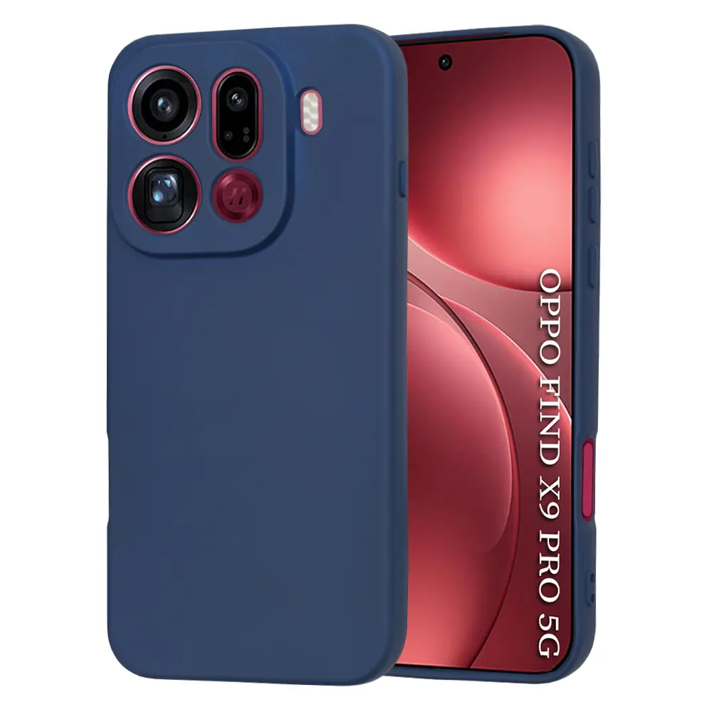 Techsuit SoftFlex pro Oppo Find X9 Pro – tmavě modrá
