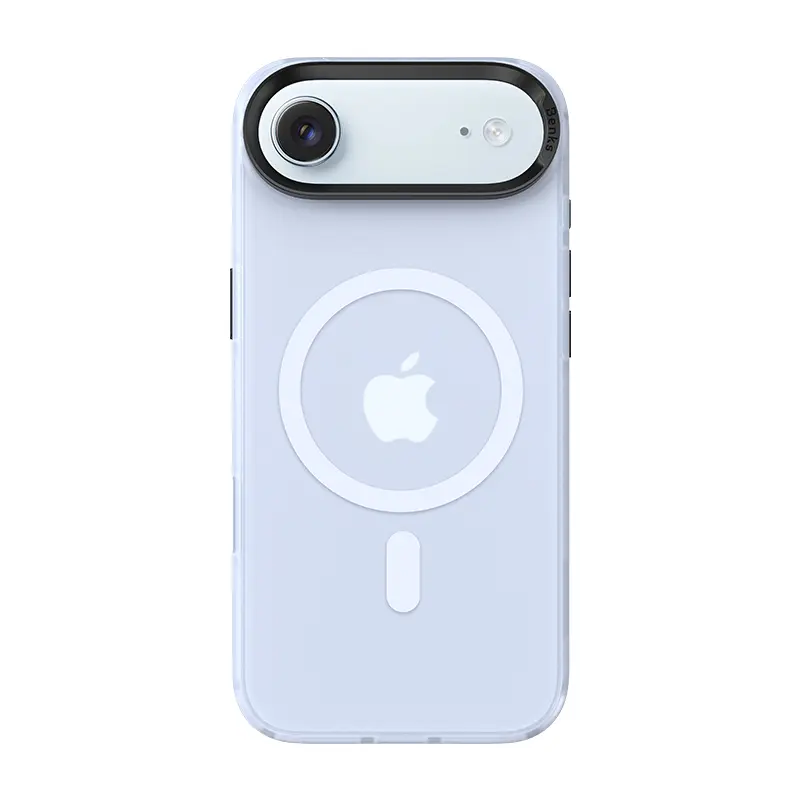 Magnetické pouzdro Benks Lucid Armor (C068) pro iPhone Air s tlačítkem pro ovládání fotoaparátu, modré