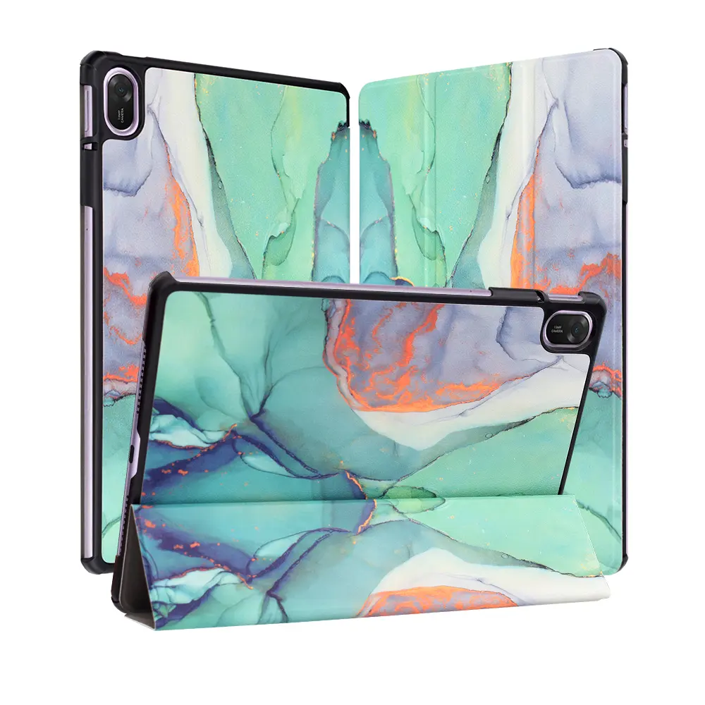 Techsuit - FoldPro knížkové pouzdro pro Huawei MatePad 11.5 (2025) – motiv Green Time