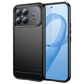 Techsuit – karbonový silikon – Xiaomi Poco F8 Ultra – černá