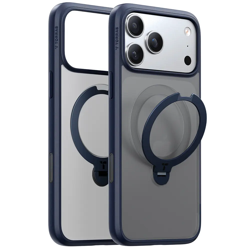 Torras - Ostand Spin MagSafe Series - iPhone 17 Pro Max - námořnická modrá